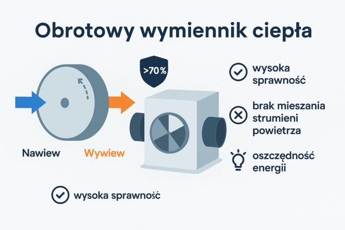 Obrotowy wymiennik